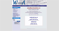 Desktop Screenshot of amalka.krumlov.cz